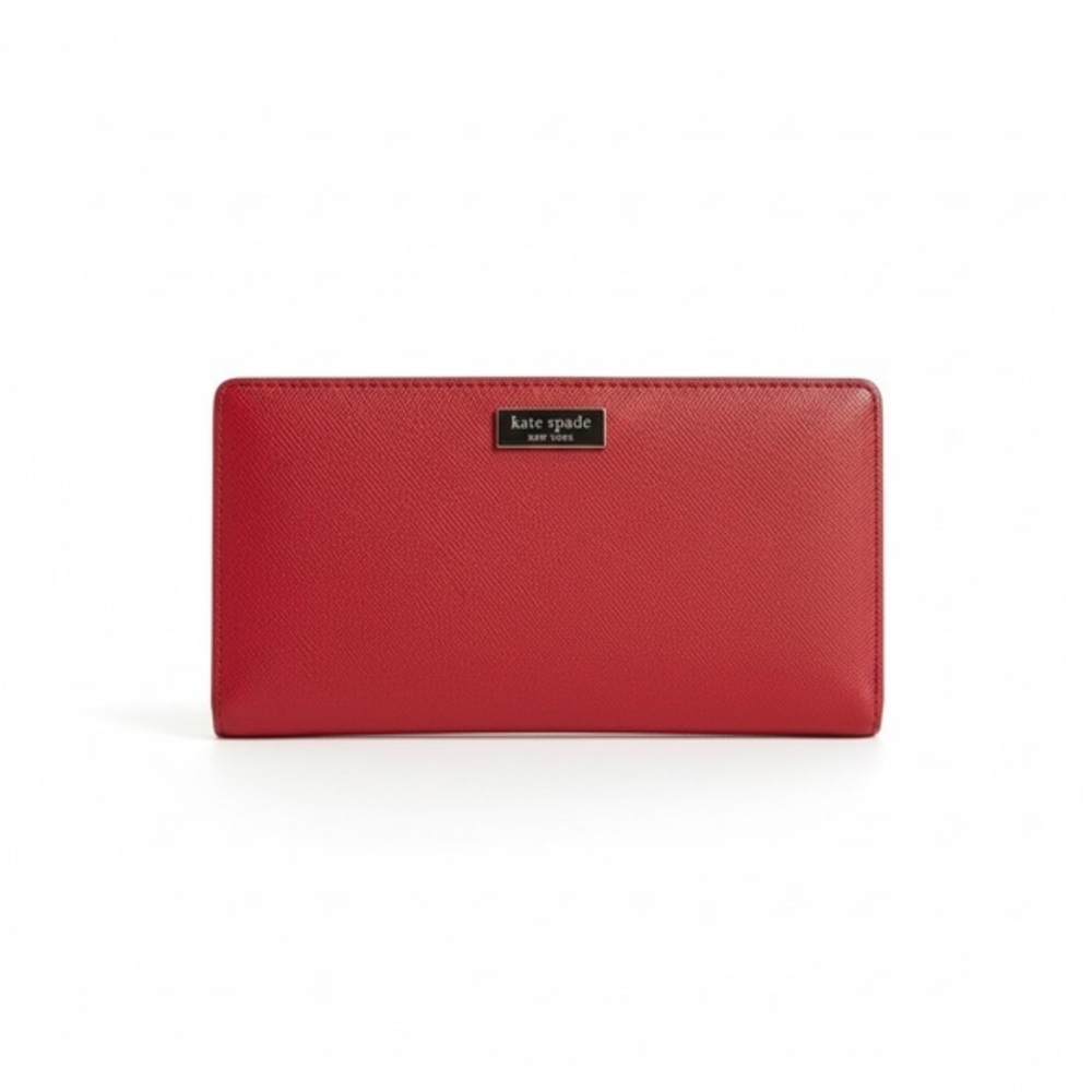 Kate Spade Red Saffiano Leather Continental Wallet | NWOT ✨